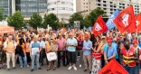Essential workers rally in Dublin and Paris for pro-worker procurement reform