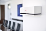CWS Paradise Air Bar fragrance dispenser has user interface