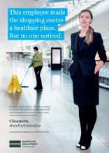 UK EHRC industry taskforce campaigns to improve cleaners' working conditions
